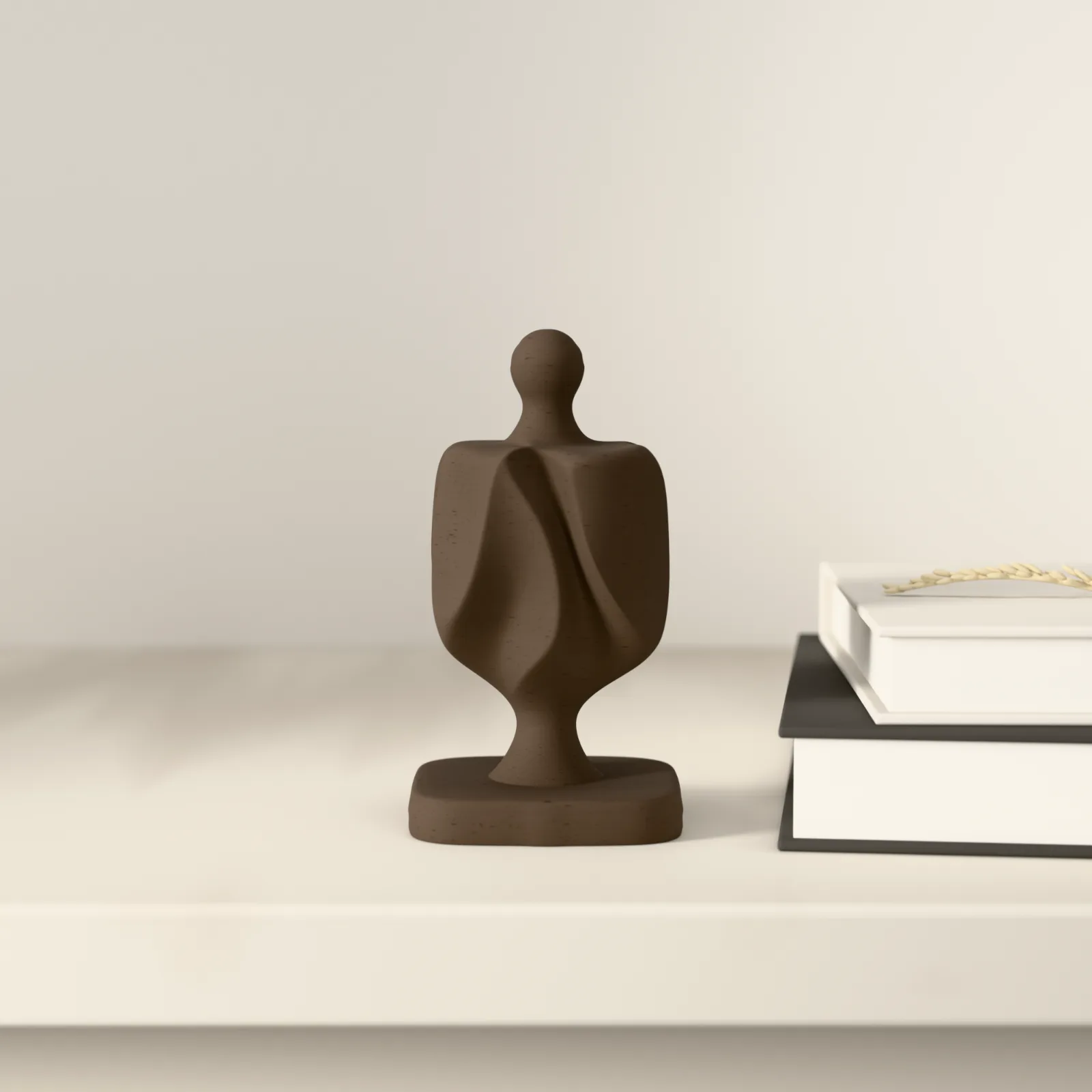 Folded Dreidel, styled in a room