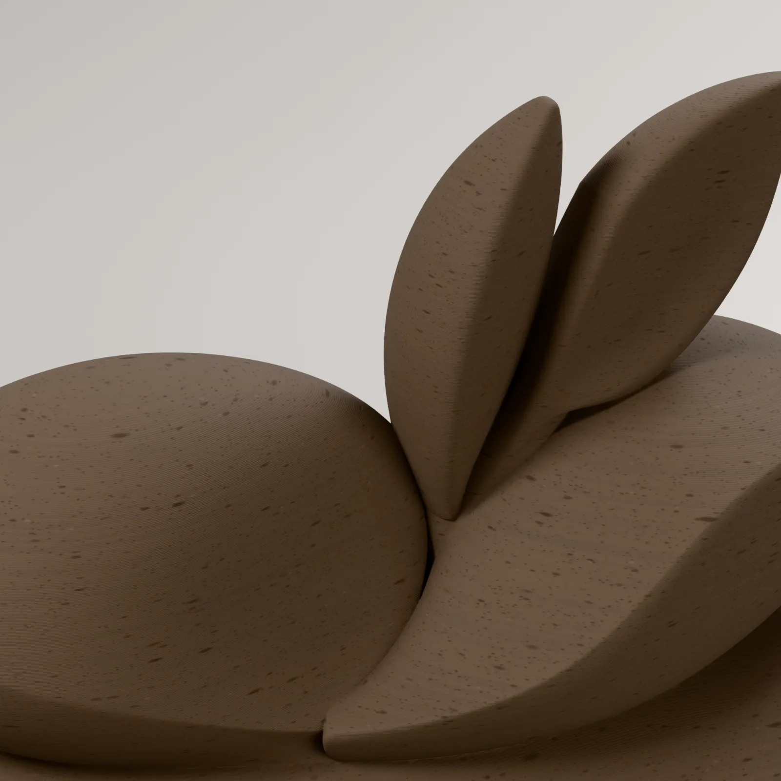 Folded Olive, close-up