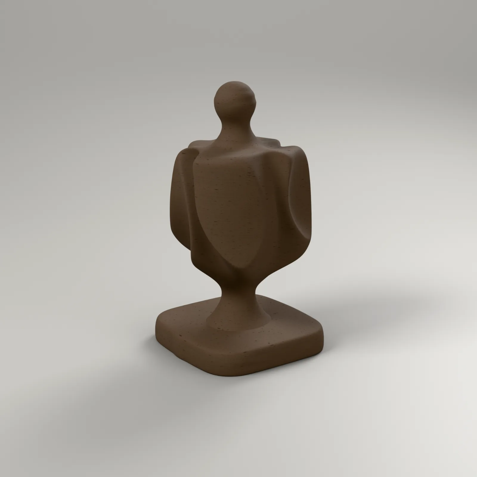 Folded Dreidel, side view